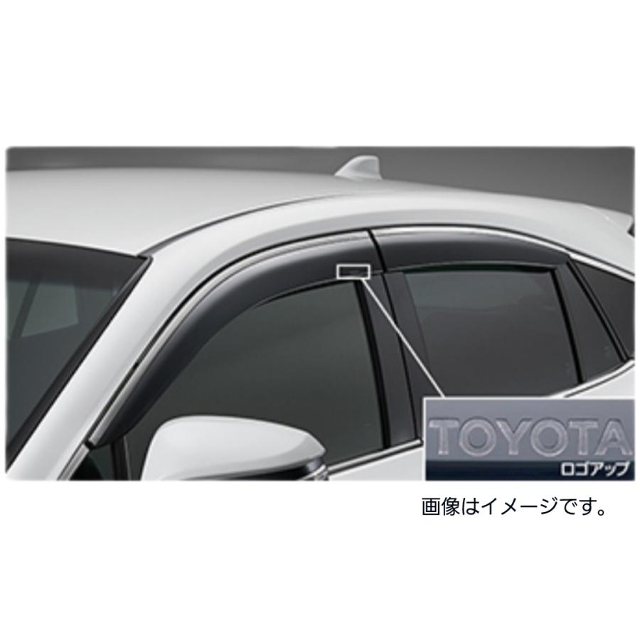 トヨタ ハリアー 純正サイドバイザー 1台分 AXUH80、AXUH85、MXUA80