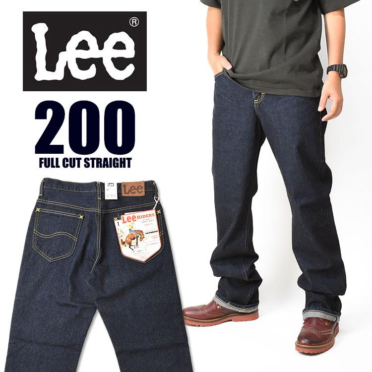 Lee（リー） 200 FULL CUT フルカット ワンウォッシュ Lee RIDERS