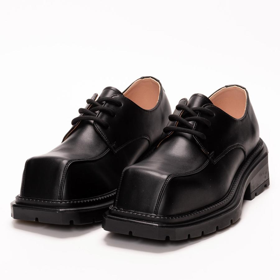 SVEC（シュベック） カジュアルシューズ メンズ スクエアトゥ 厚底