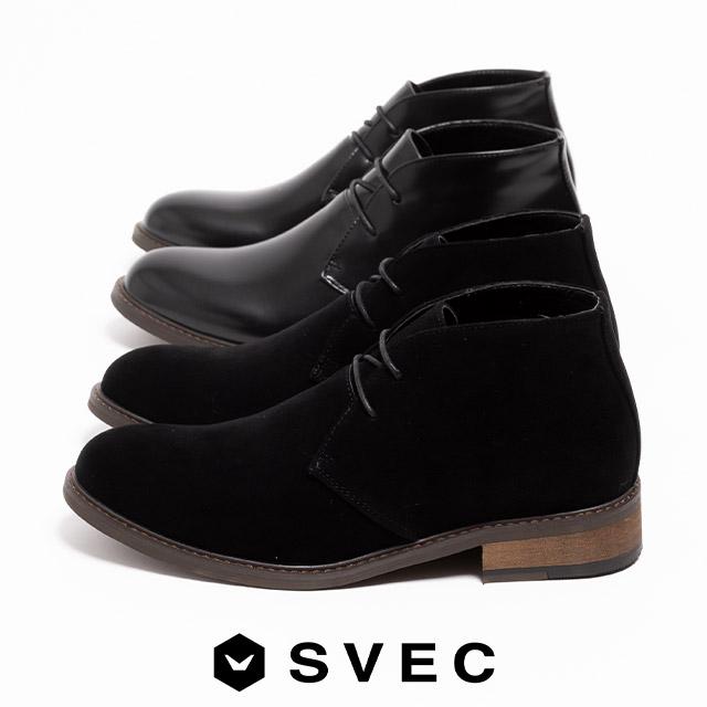 SVEC（シュベック） チャッカブーツ メンズ ブーツ 2025 トレンド
