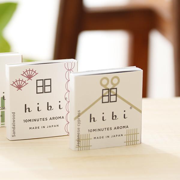 hibi ヒビ 10MINUTES AROMA レギュラーボックス 8本入 専用マット付 お