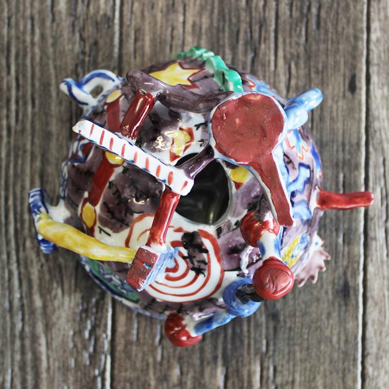 00 綺麗 陶器 キャニスター 6個セット 動物 ぶた 牛 イラスト 00 綺麗