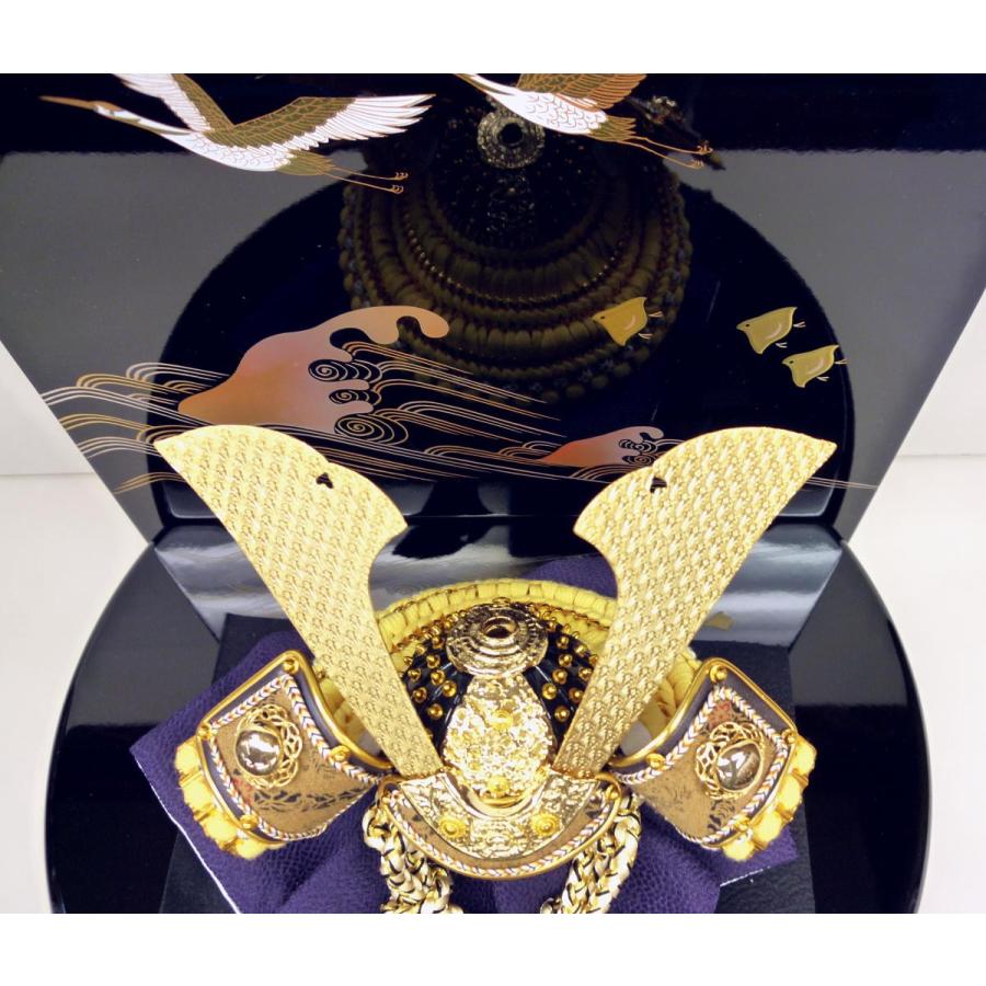 コンパクト兜セット☆貫鍬形 浜千鳥(横幅32*奥行26*高さ40cm