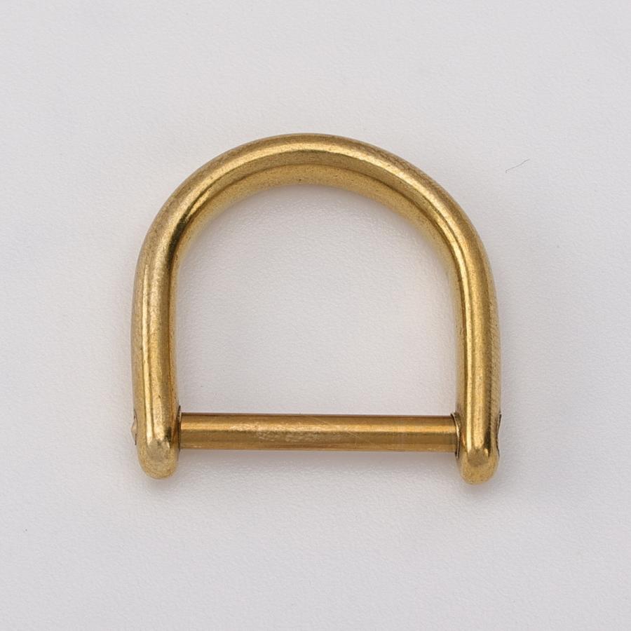 SENWA 日本製 真鍮製ベルカン ねじ式Dカン シャックル18mm 吊り具