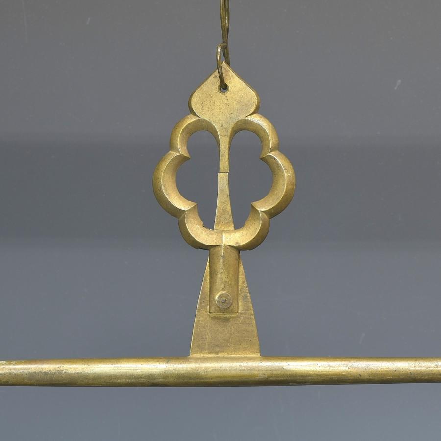 趣楽】 江戸時代 両替秤 分銅15種 高さ73cm 重量9，1kg 天秤