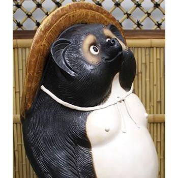 信楽焼 30号なごみ狸 たぬき タヌキ 開運 縁起物 可愛い 陶器 商売繁盛