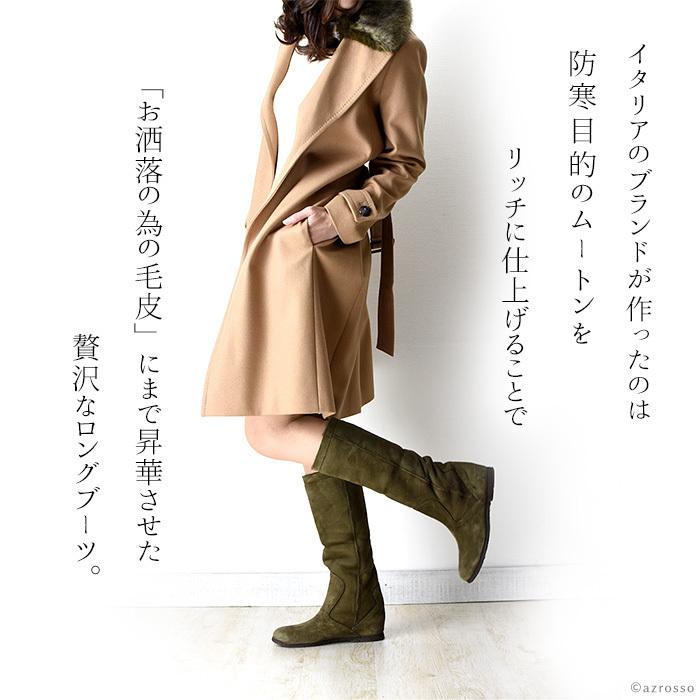 CORSO ROMA,9（コルソローマ ノーヴェ） イタリア製 ムートンブーツ