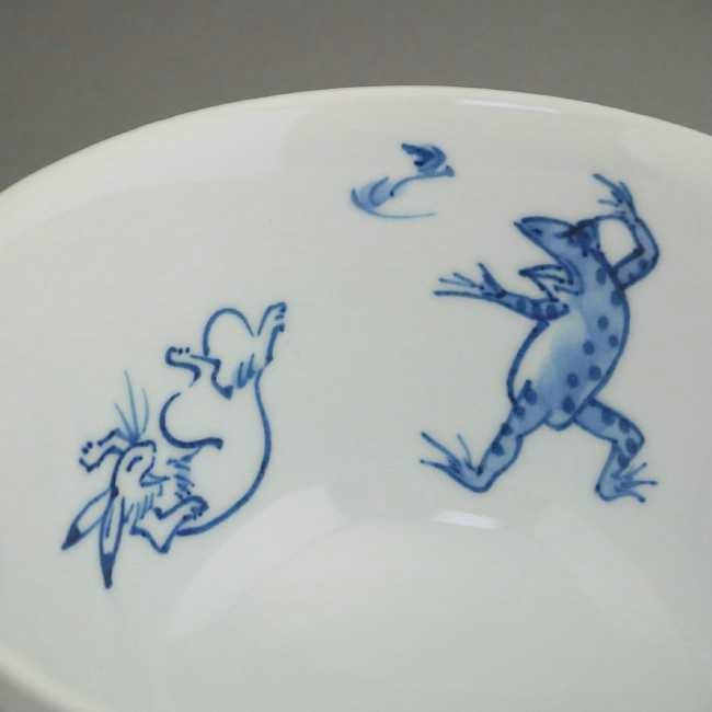 京焼 清水焼 高山寺鳥獣戯画 中鉢 相撲内相撲 芳山 : 松韻堂 Yahoo!店