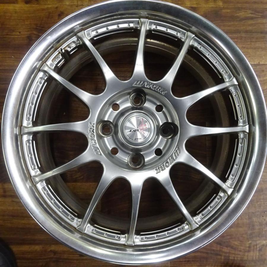 アルミ WORK 戦 XSA 17×7J 4本SET PCD114.3mm +45 ハブ径73mm : 庄内