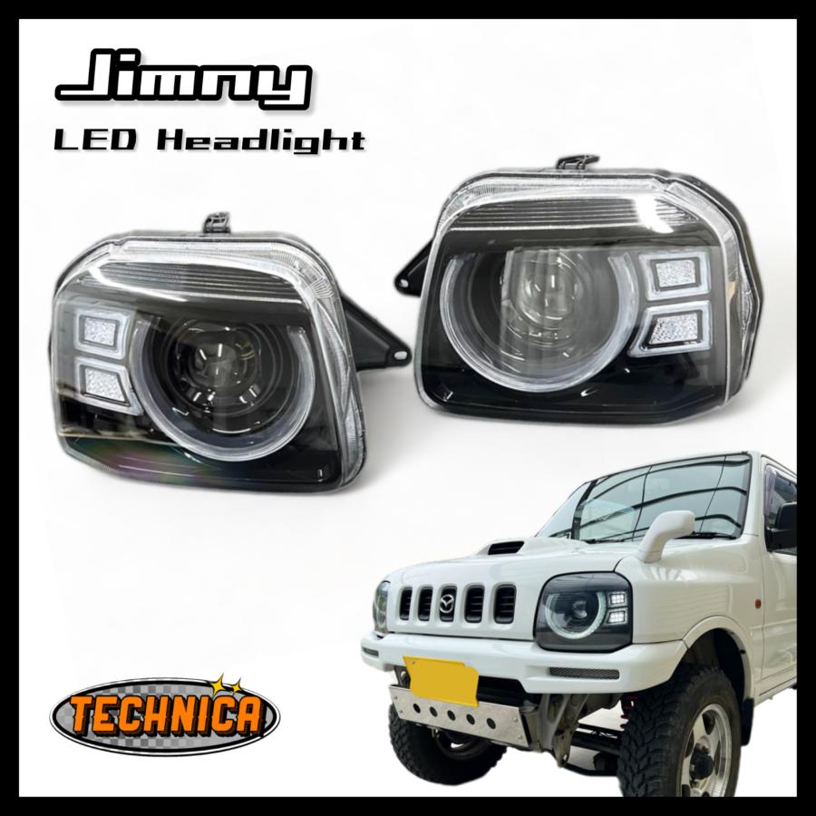 JB23 ジムニー LED ヘッドライト プロジェクター カプラーオン