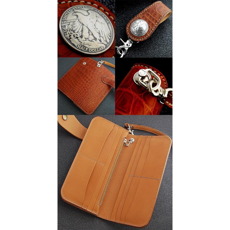 KC,s（ケイシイズ） アリゾナ・ライダースウォレット・クロコダイル