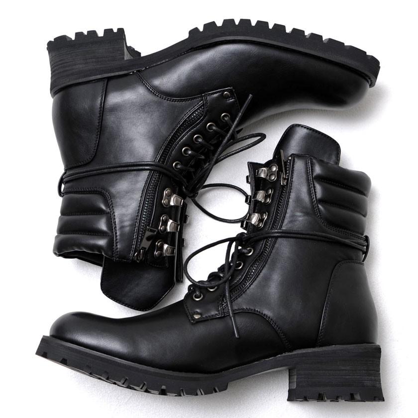 BOREDOM（ボアダム） ブーツ メンズ サイドジップ 靴 BOREDOM