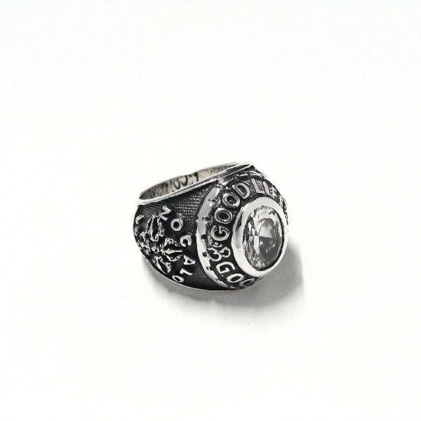 ZOCALO（ソカロ） ベビー・カレッジリング・ホワイトCZ (シルバー925製