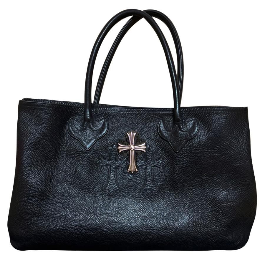 CHROME HEARTS（クロムハーツ） CHROME HEARTS BLACK LINED TOTE BAG W