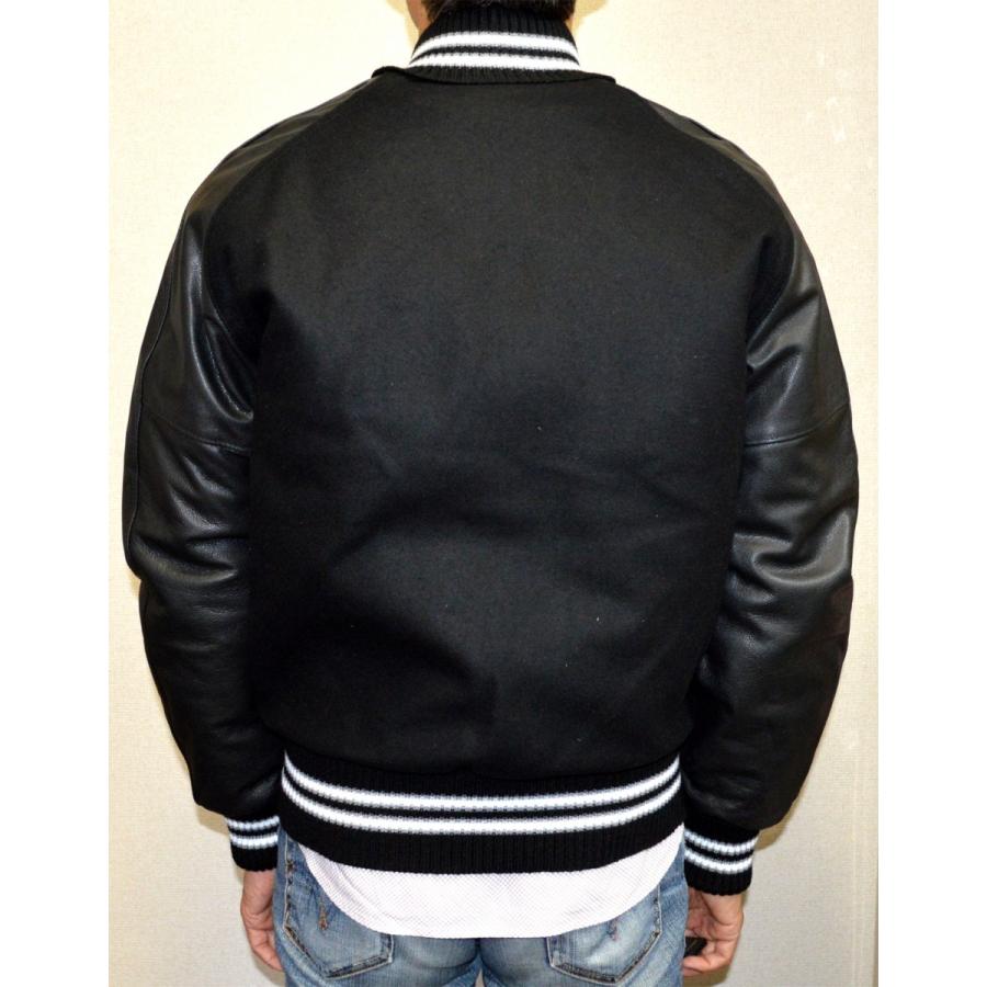 DeLong（デロング） ブラック/ブラック ラグラン袖 無地 DeLONG AWARD