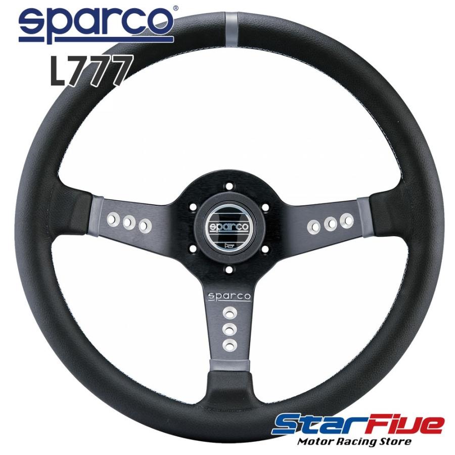 sparco スパルコ ステアリング L777 LEATHER レザー 350mm DEEP63mm