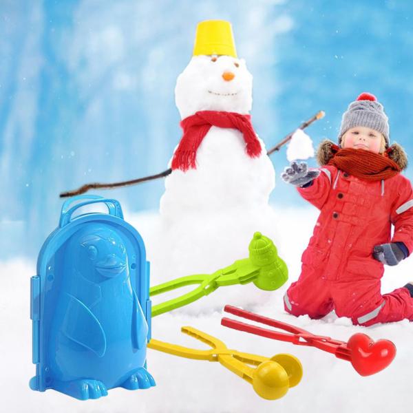 雪遊びセット 4点セット 雪玉製造器 雪玉作り 砂のボール 雪合戦