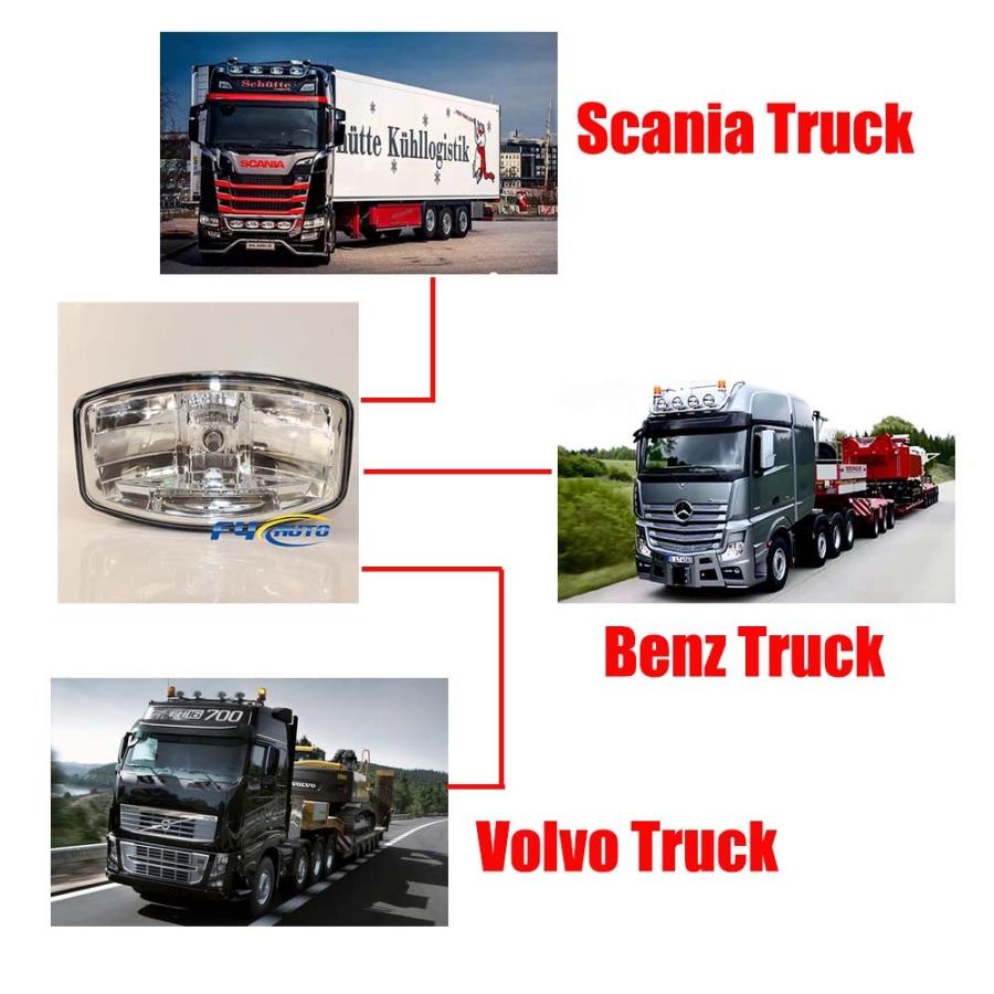 トラック フォグランプ ライト トレーラー ボルボ ベンツ LED 24V