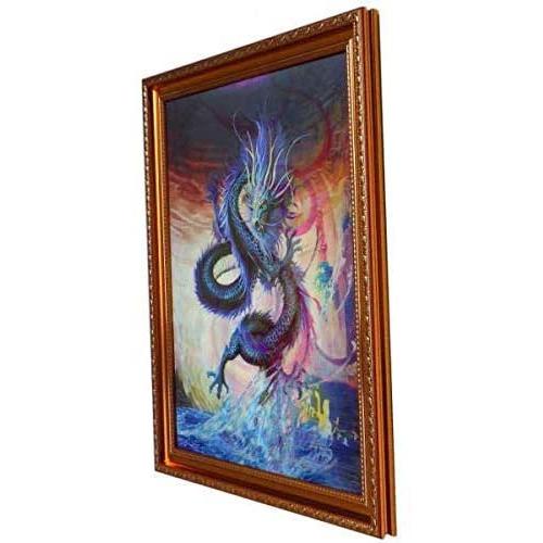 新品開運絵画 龍の絵 風水 龍 風水絵画 アートポスター 開運 運気上昇