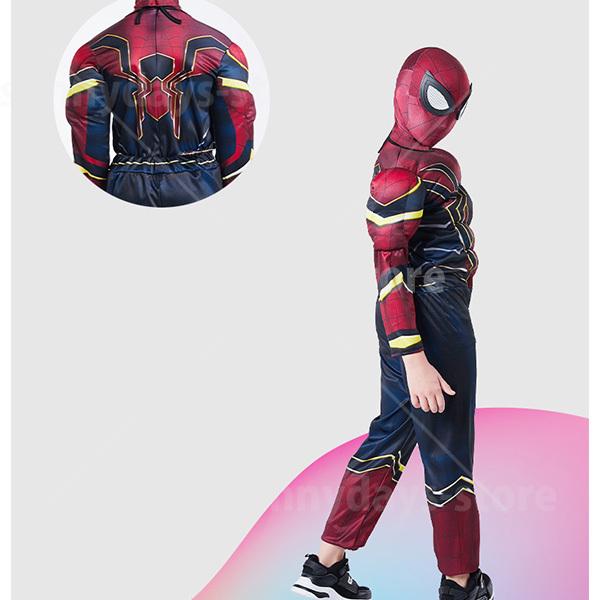 スパイダーマン 子供服 コスプレ 衣装 マスク 付き ハロウィン 仮装