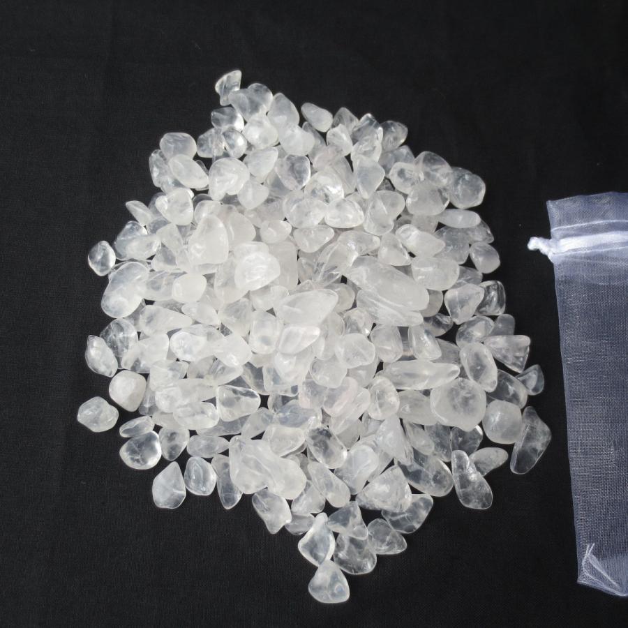 本物】開運！大粒 天然水晶粒 チップ 砂利300g 【送料無料】天然/本物
