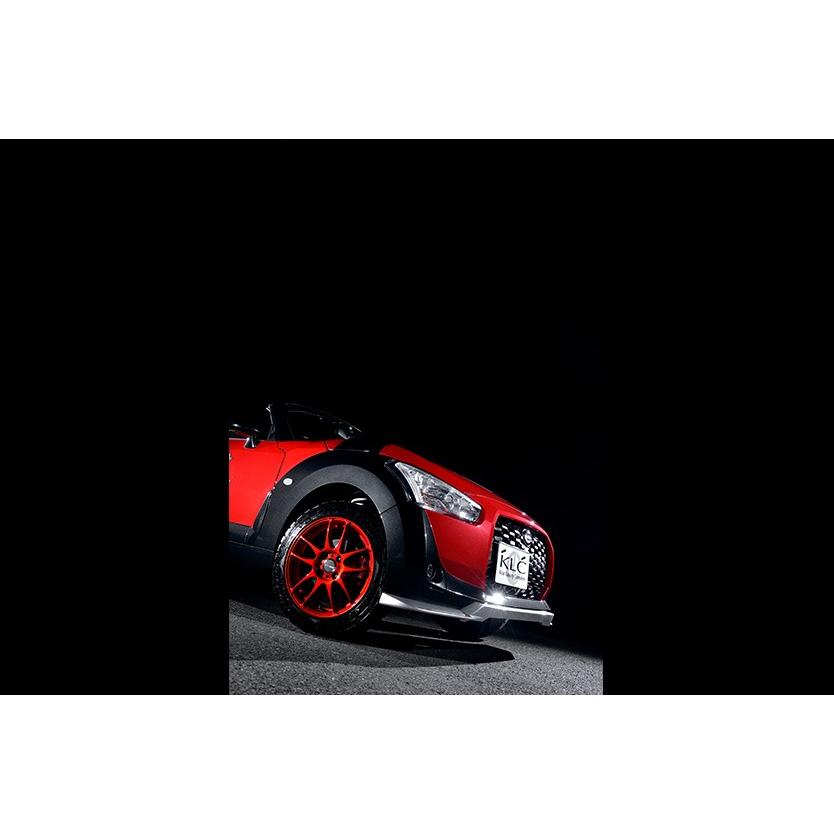 コペン LA400K サスペンションキット 赤/黒 4本セット KLC轟 ほぼ新車