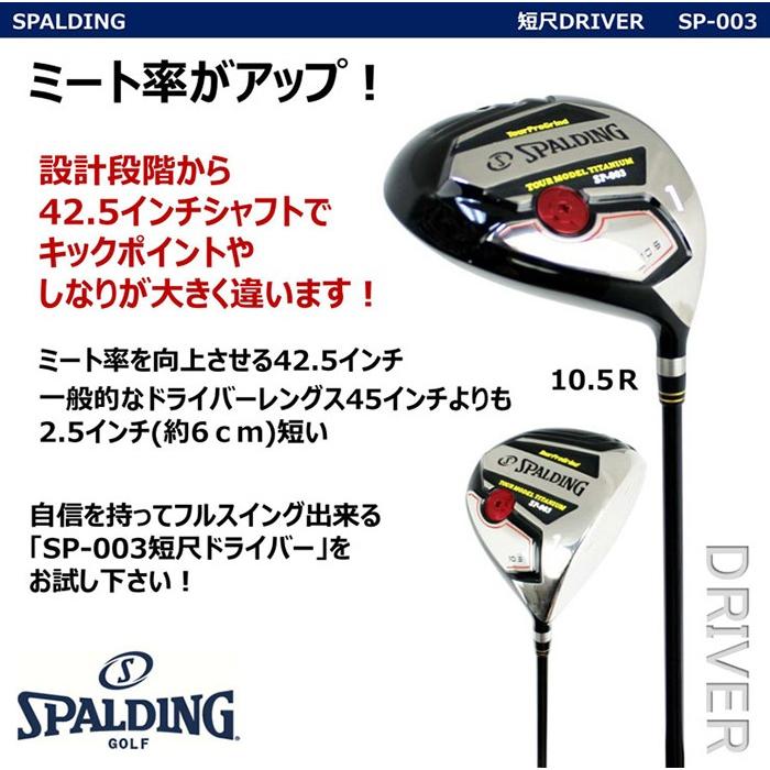 SPALDING スポルディング ツアー プロ グラインド SP-003 短尺チタン