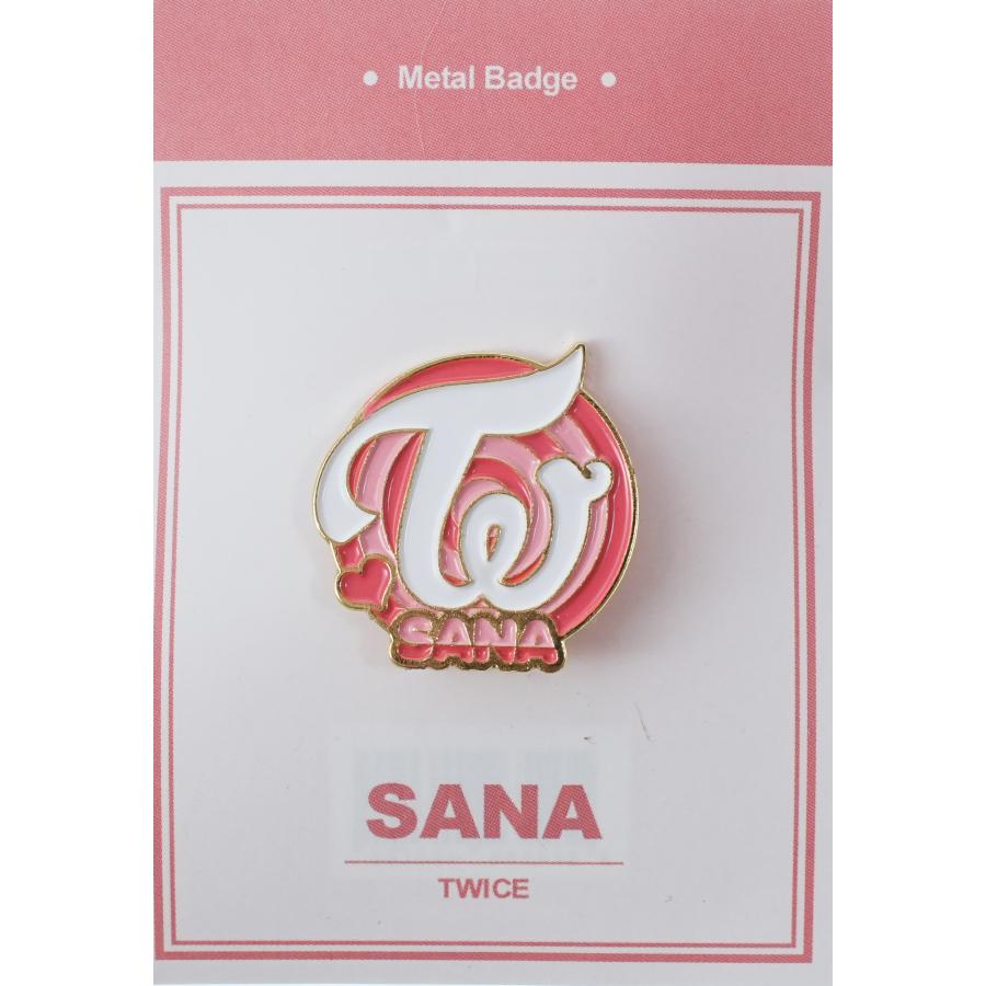 TWICE トゥワイス SANA サナ グッズ ピンバッジ ピンバッチ メタル