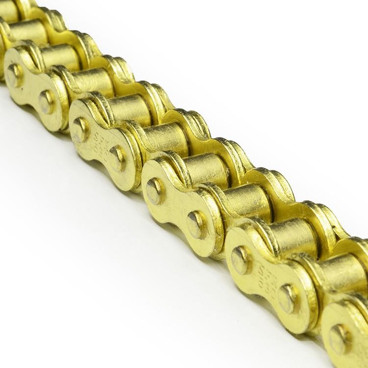バイク チェーン 530-120L フルゴールド 金 ノンシール ドライブ