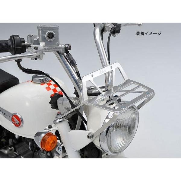 2月28日出荷】Gクラフト アルミビレットフロントキャリア モンキー