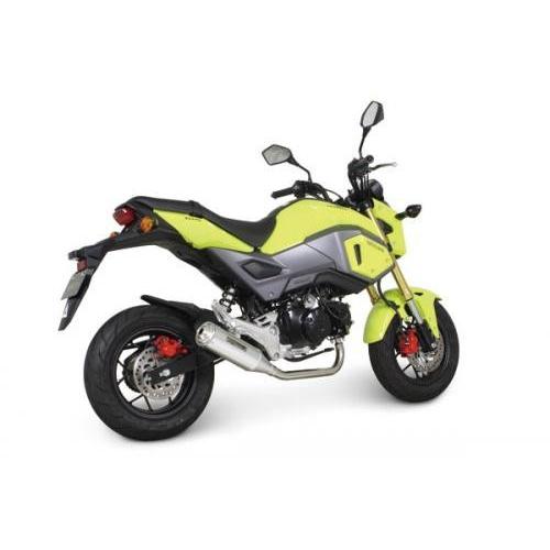スペシャルパーツ武川 HONDA GROM用トラッカーマフラー・シルバー(政府