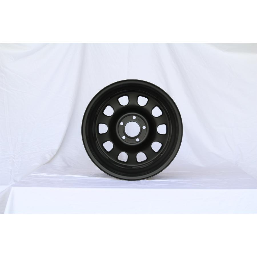 17インチ 鉄ちんホイール 極太 10J-10 5穴 PCD114.3 CB73.1 ドリ車