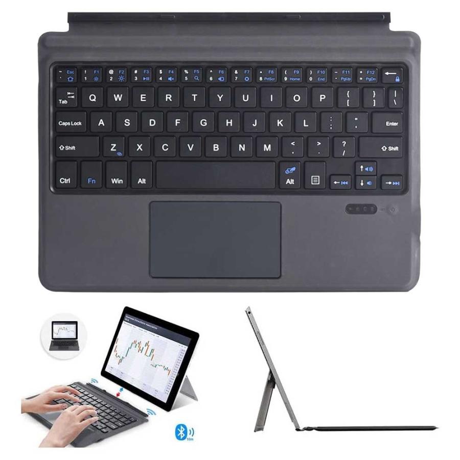 Surface Go Go2 Go3 兼用 Bluetoothキーボード付きケース タッチパッド