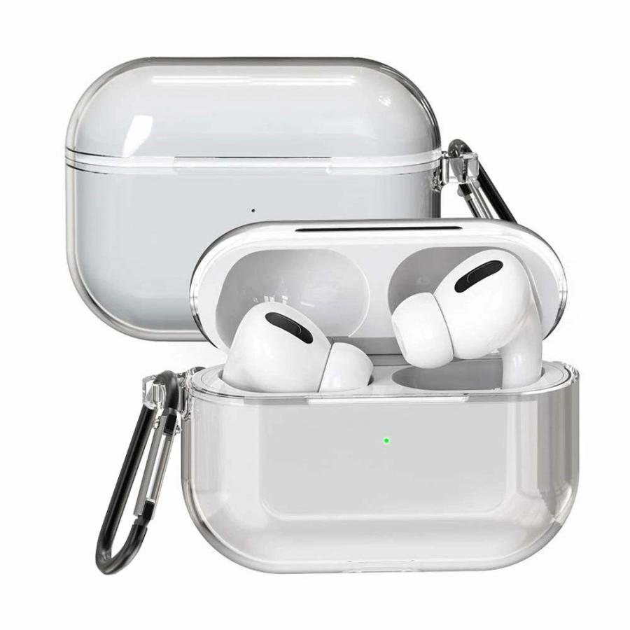 AirPods Pro/ Pro 2 (第2世代) ケース 充電ケース 透明クリアカバー