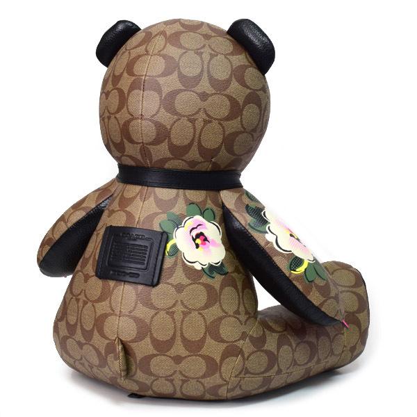COACH（コーチ） ぬいぐるみ コーティングキャンバス ぺブルレザー