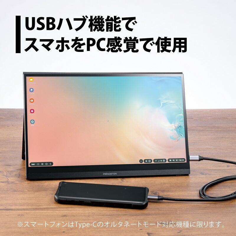 PRINCETON（プリンストン） 13.3インチ モバイルディスプレイ ブラック