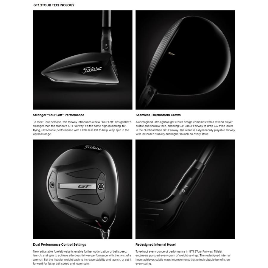 Titleist（タイトリスト） Titleist GT1 3Tour Fairway Wood GT1 3