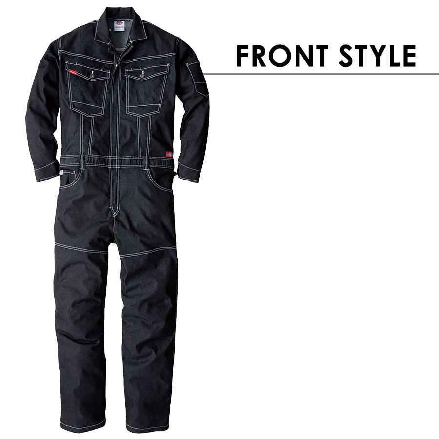 Dickies（ディッキーズ） ストレッチデニムツナギ D-706 長袖