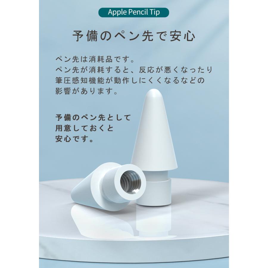 Apple 【3個入】Apple Pencil ペン先 チップ アップルペンシル