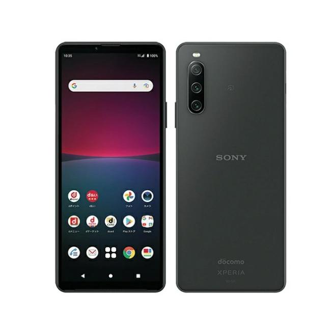 Xperia 「新品 未使用品 白ロム」SIMフリー 10 IV SO-52C ブラック ※赤
