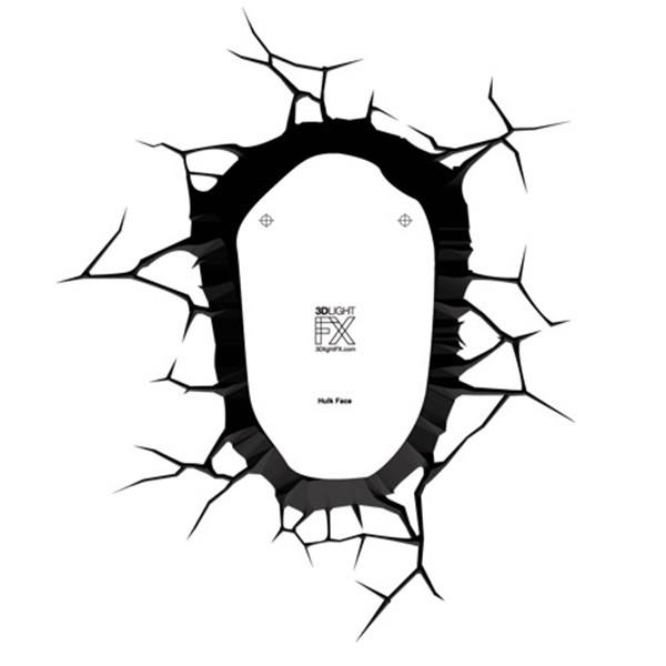 マーベル ハルク/ヘッド 3Dデコライト 壁ライト : クアトロライン