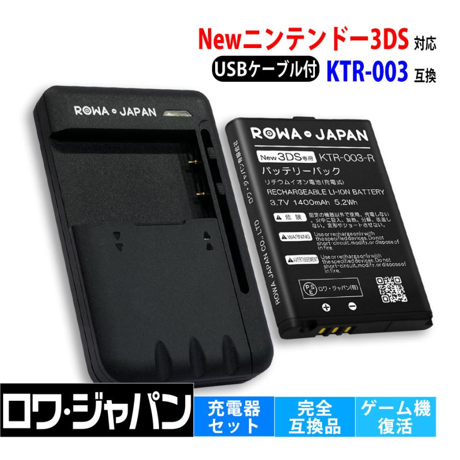 ロワジャパン 【互換品】 Newニンテンドー3DS対応 KTR-003対応