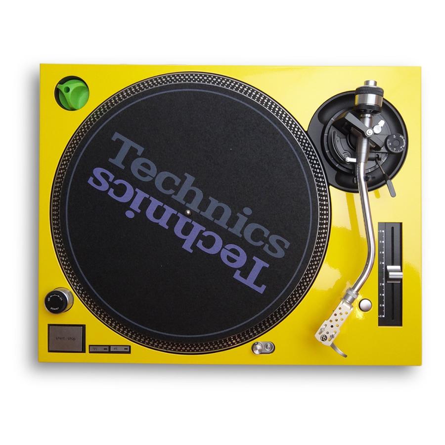 ターンテーブル カバー (Faceplate) イエロー 2枚組 （for Technics SL