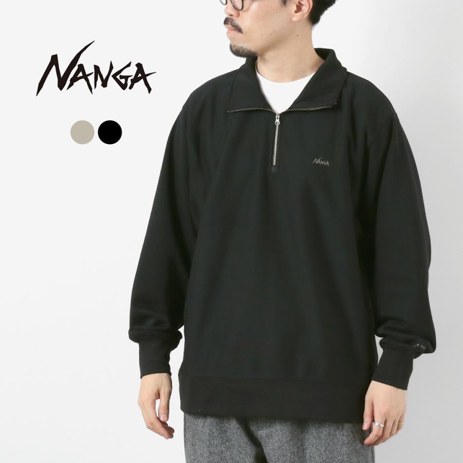 NANGA（ナンガ） ドライミックス テリー ハーフジップ スウェット
