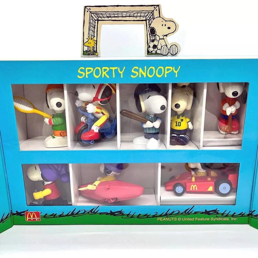 スヌーピー スポーツアクションフィギュア全8種 コンプリートBOX2002年