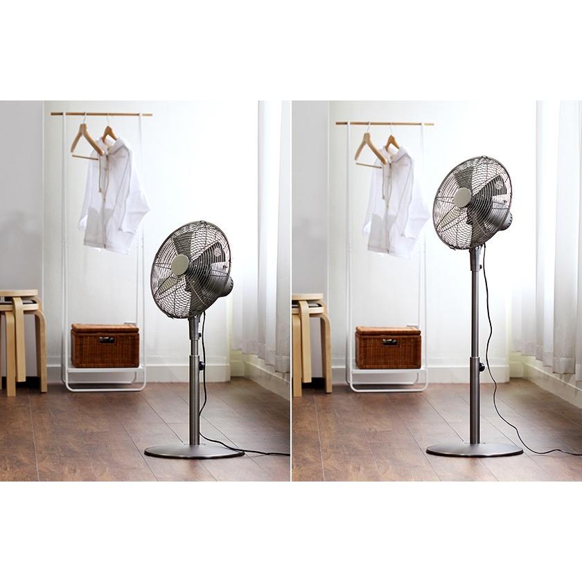 DOSHISHA（ドウシシャ） 扇風機 おしゃれ レトロ レトロ扇風機 メタル