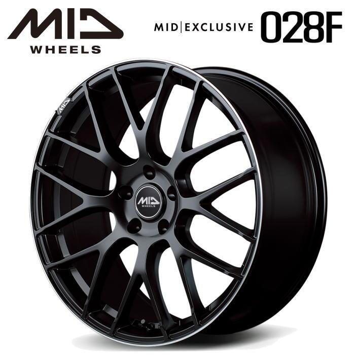 RMP MID RMP 028F 18インチ 8J インセット45 5穴 PCD 112 セミグロス