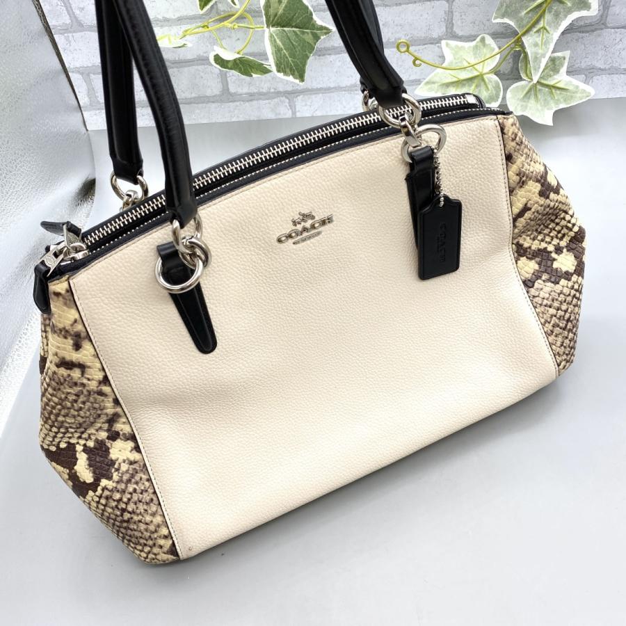 COACH（コーチ） 【COACH】コーチ トートバッグ ハンドバッグ パイソン