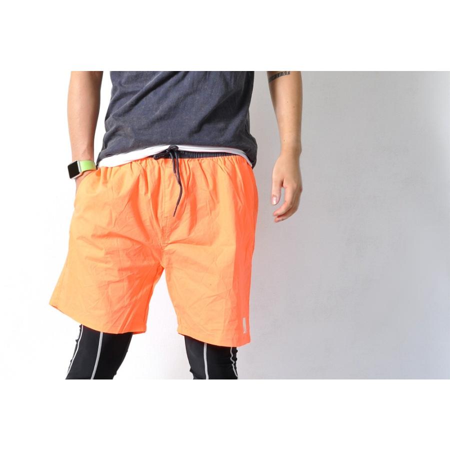 全品送料無料 数量限定 ハーフパンツ 軽量 オレンジ 夏色 アウトレット