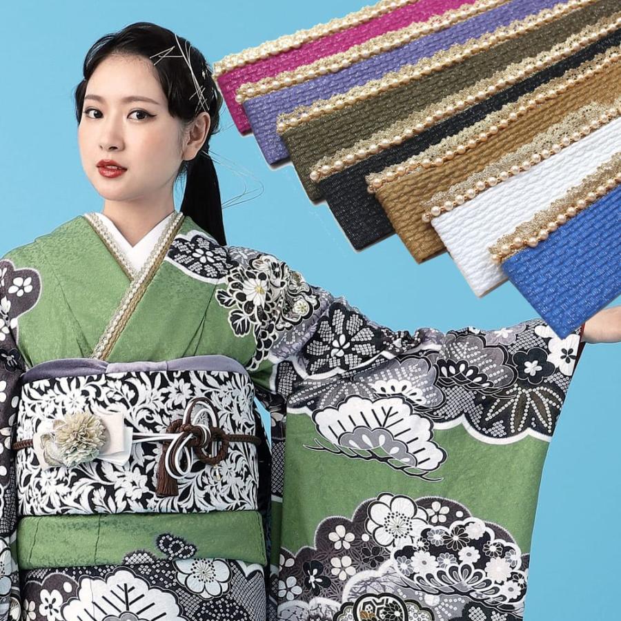 2点までメール便OK 色音 irone パール重ね衿 レースゴールド 結婚式